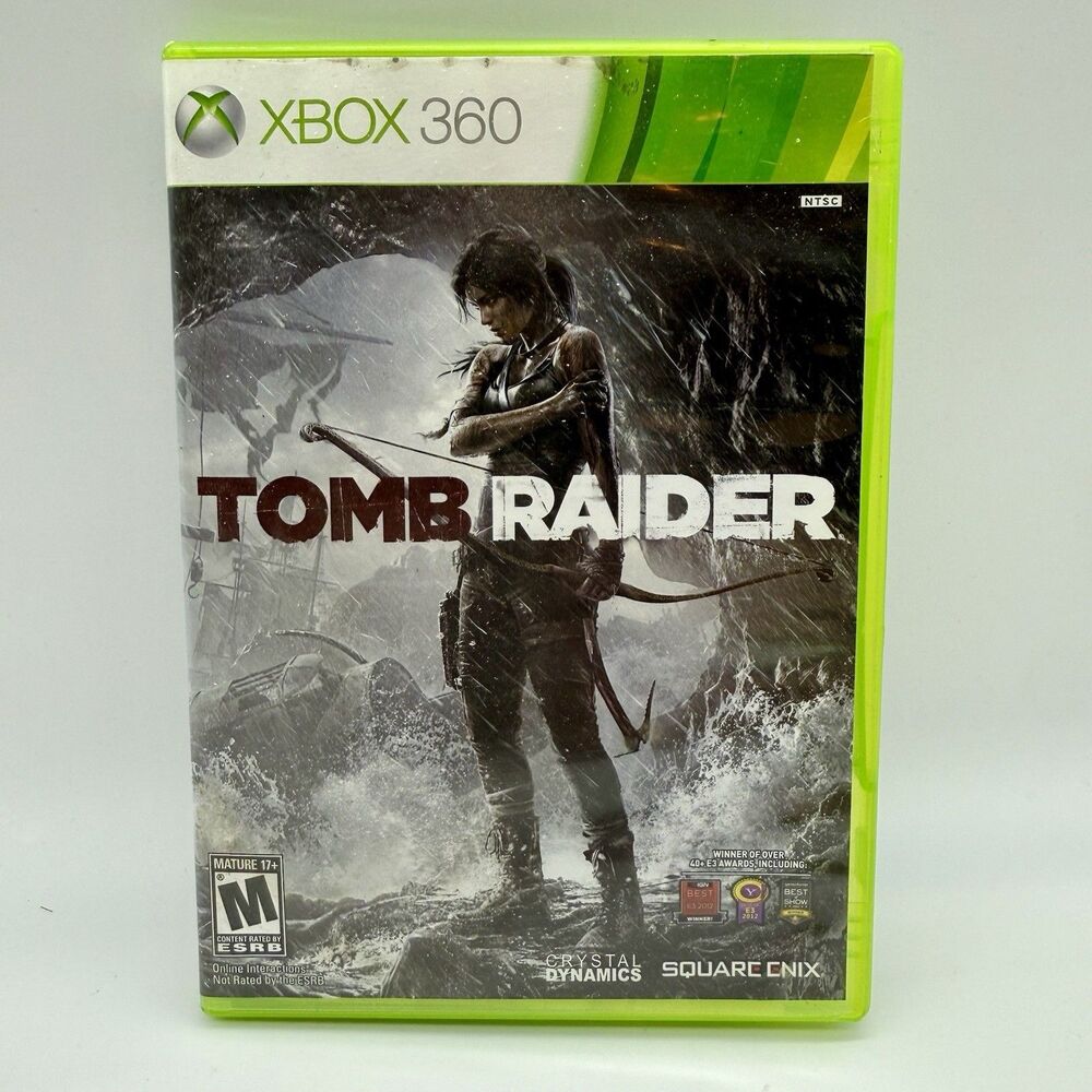 Tomb‎ Raider Xbox 360 - Complete Game Case And Manual Tested